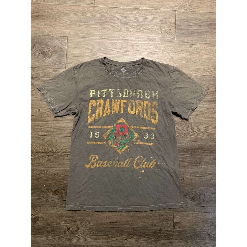 Pittsburgh Crawfords "Craws" Negro League Baseball T Shirt Sz S Baseball Graphic